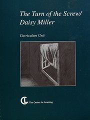 Cover of Turn of the Screw/Daisy Miller (TAP instructional materials) by Ruth L. Van Arsdale