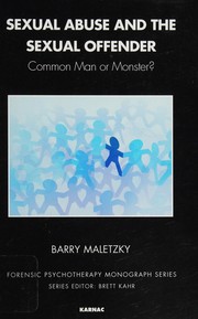 Front cover of Sexual Abuse and the Sexual Offender by Barry Maletzky