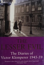 Cover of The lesser evil by Victor Klemperer