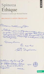 Front cover of Éthique by Benedictus de Spinoza