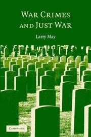 Cover of War Crimes and Just War by Larry May