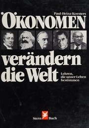 Front cover of Ökonomen verändern die Welt by Paul-Heinz Koesters