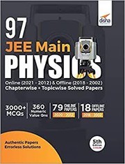 Front cover of (Disha) Physics 97 jee mains previous year questions, solutions, 2021-2002 by Disha Publications