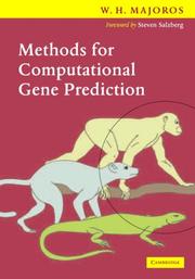 Cover of Methods for Computational Gene Prediction by William H. Majoros