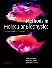 Cover of Methods in molecular biophysics by Igor N. Serdyuk