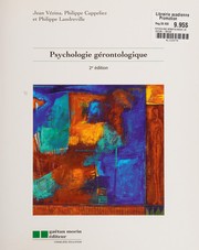 Front cover of Psychologie gérontologique by Jean Vézina