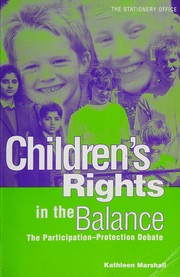 Cover of Children's Rights in the Balance by Kathleen Marshall