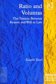 Cover of Ratio and voluntas by Kaarlo Tuori