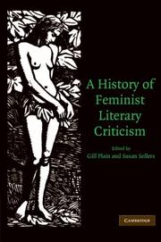 Front cover of A history of feminist literary criticism by Gill Plain