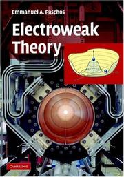 Cover of Electroweak Theory by E. A. Paschos