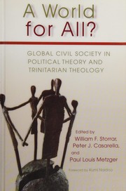Cover of A world for all? by William Storrar