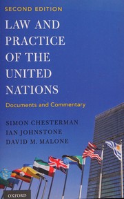 Front cover of Law and Practice of the United Nations by Simon Chesterman