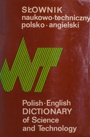Cover of Słownik naukowo-techniczny polsko-angielski by Sergiusz Czerni
