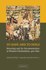 Front cover of To have and to hold by Philip Lyndon Reynolds