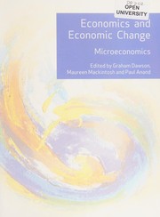 Front cover of Economics and Economic Change by Graham Dawson