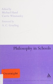 Cover of Philosophy in schools by Michael Hand