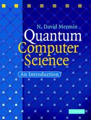 Cover of Quantum Computer Science by N. David Mermin