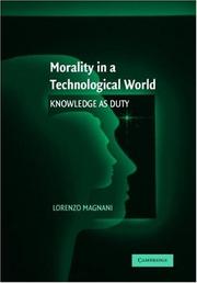 Front cover of Morality in a technological world by Lorenzo Magnani