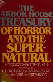Front cover of The Arbor House Treasury of Horror and the Supernatural by Bill Pronzini