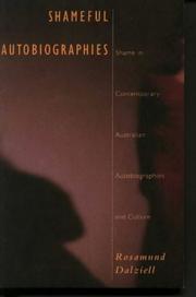 Front cover of Shameful autobiographies by Rosamund Dalziell
