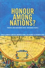 Cover of Honour among nations by Marcia Langton