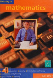 Cover of Working in mathematics by Paul Kingston