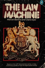 Cover of The law machine by Marcel Berlins