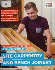 Front cover of Level 3 diploma in site carpentry & bench joinery by Martin Burdfield