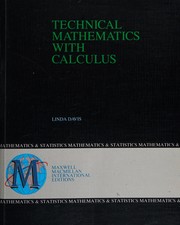 Cover of Technical mathematics with calculus by Linda K. Davis