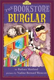 Front cover of The bookstore burglar by Barbara Maitland