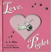 Cover of Love, Piglet by A. A. Milne