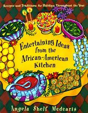 Front cover of Ideas for Entertaining from the African-American Kitchen by Angela Shelf Medearis