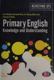 Front cover of Primary English : Knowledge and Understanding by Jane A. Medwell