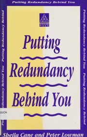 Cover of Putting redundancy behind you by Sheila Cane