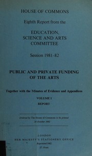 Front cover of Eighth report from the Education, Science and Arts Committee, session 1981-82 by Great Britain. Parliament. House of Commons. Education, Science and Arts Committee.