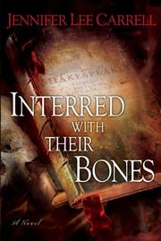 Cover of Interred with Their Bones by Jennifer Lee Carrell