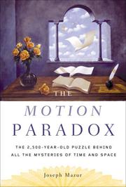 Cover of The motion paradox by Joseph Mazur