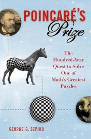 Front cover of Poincare's Prize by George G. Szpiro