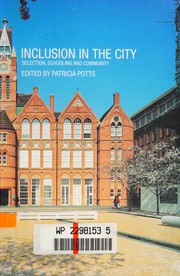 Front cover of Inclusion in the city by Patricia Potts