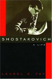 Cover of Shostakovich by Laurel E. Fay