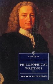 Cover of Philosophical writings by Francis Hutcheson