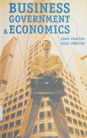 Front cover of Business Government and Economics by John Pratten