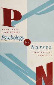 Front cover of Psychology for nurses by Anne Byrne