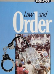 Front cover of Law and Order (Debates) by Adam Hopkins