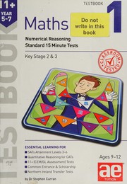Cover of 11+ maths numerical reasoning by Stephen C. Curran