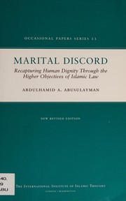 Front cover of Marital discord by ʻAbdulḤamīd Abū Sulaymān