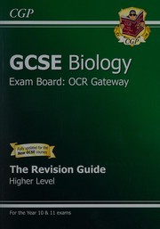 Front cover of GCSE OCR Gateway biology by Richard Parsons