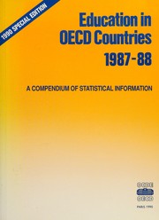 Cover of Education in Oecd Countries, 1987-1988: A Compendium of Statistical Information by Organization for Economic Co-operation and Development