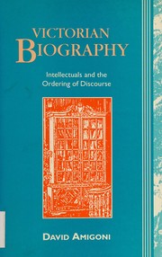 Cover of Victorian biography by David Amigoni