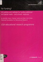 Cover of Fair funding? by Jennifer Evans
